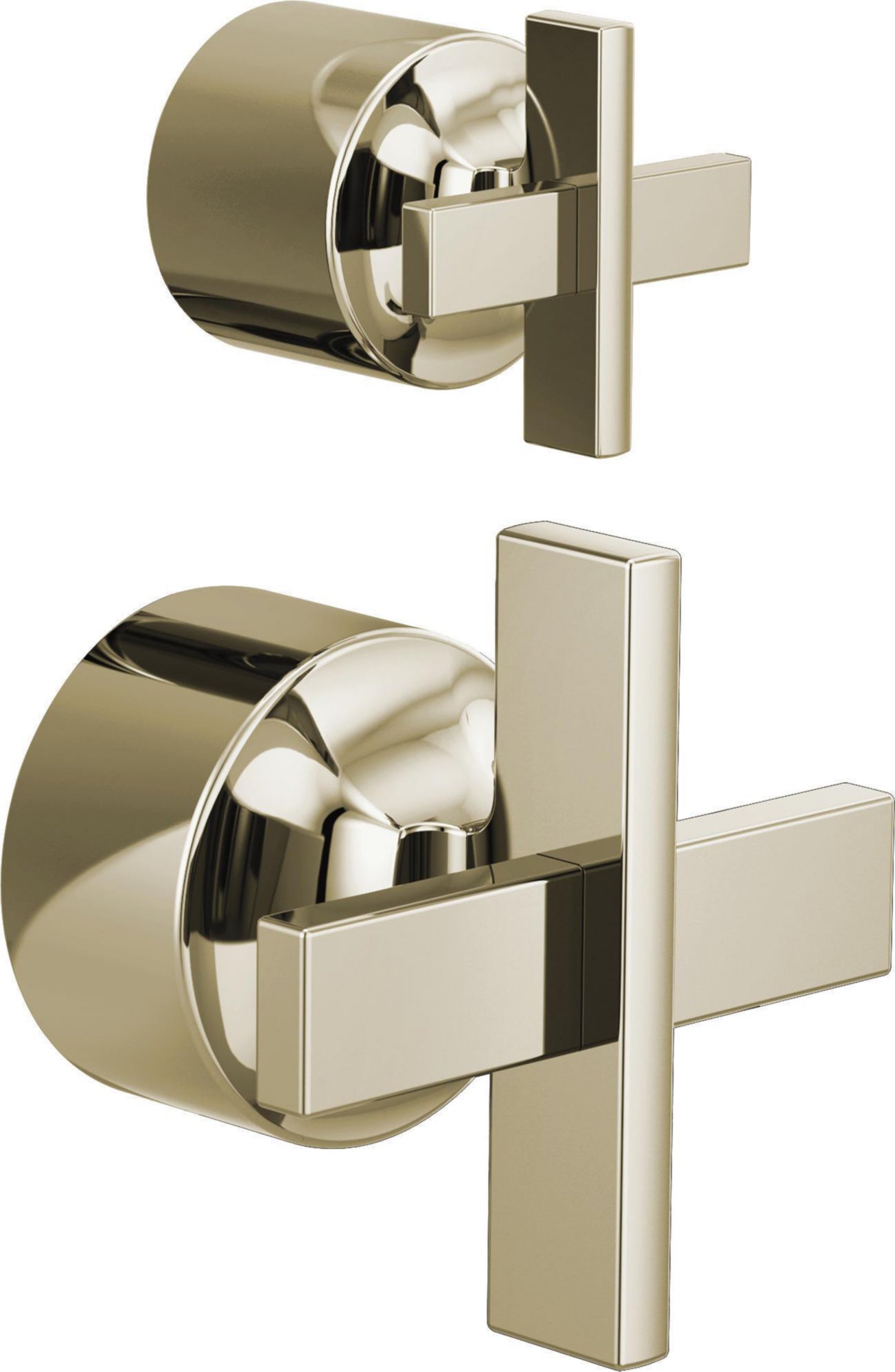 PRESSURE BALANCE VALVE WITH DIVERTER TRIM HANDLE KIT - CROSS