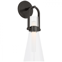 Load image into Gallery viewer, Larkin Medium Conical Bracketed Sconce
