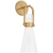 Load image into Gallery viewer, Larkin Medium Conical Bracketed Sconce
