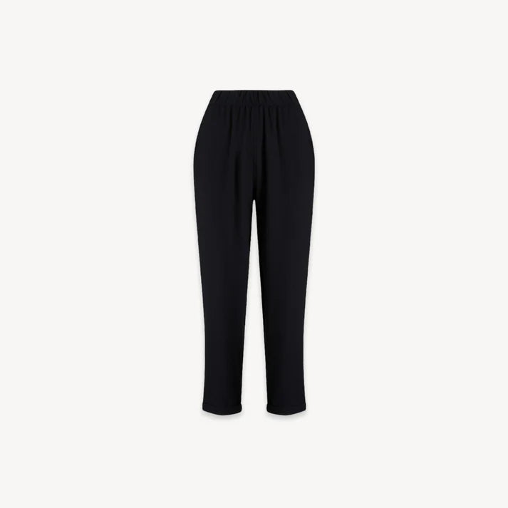 Flat Black Slouchy Pants