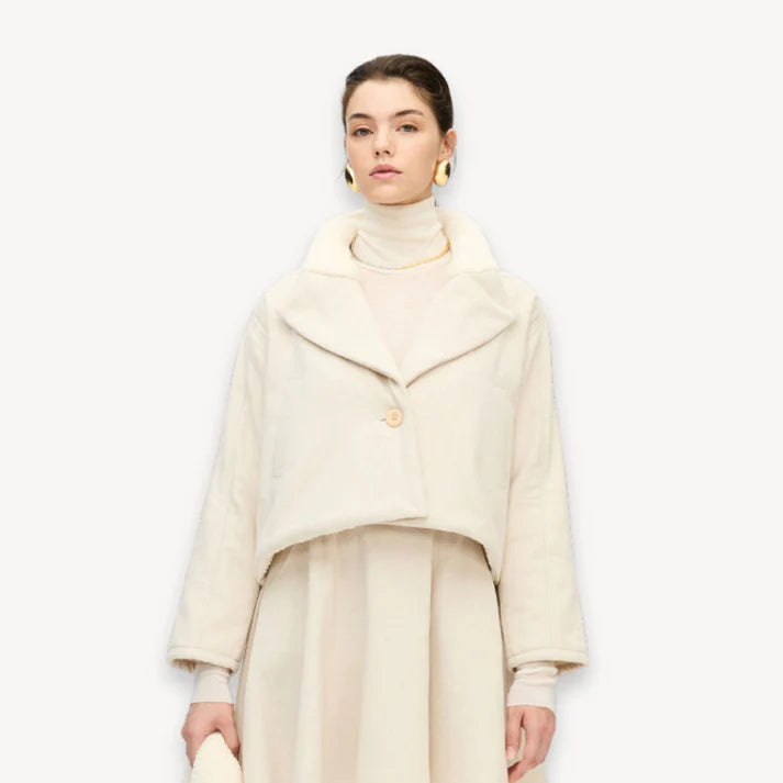 Herringbone Sherpa Jacket