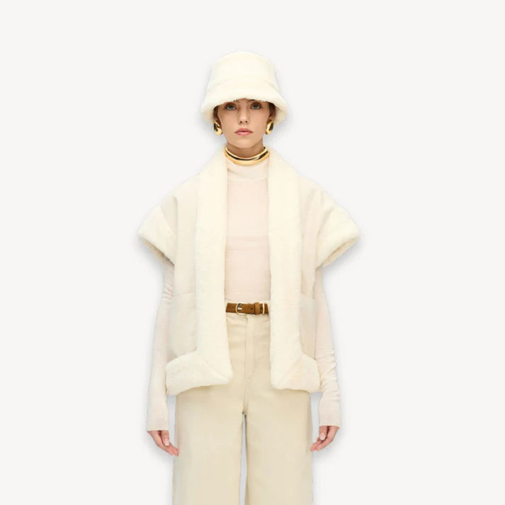 Herringbone Sherpa Vest