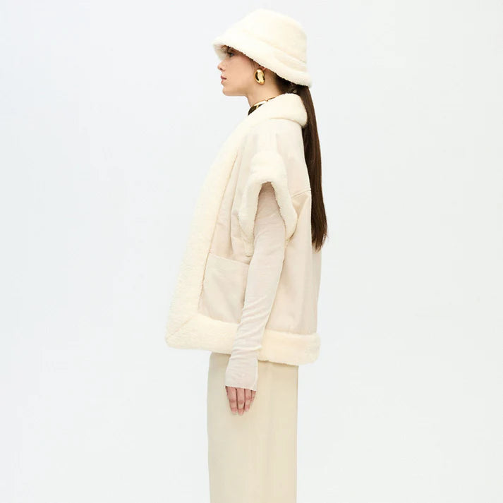 Herringbone Sherpa Vest
