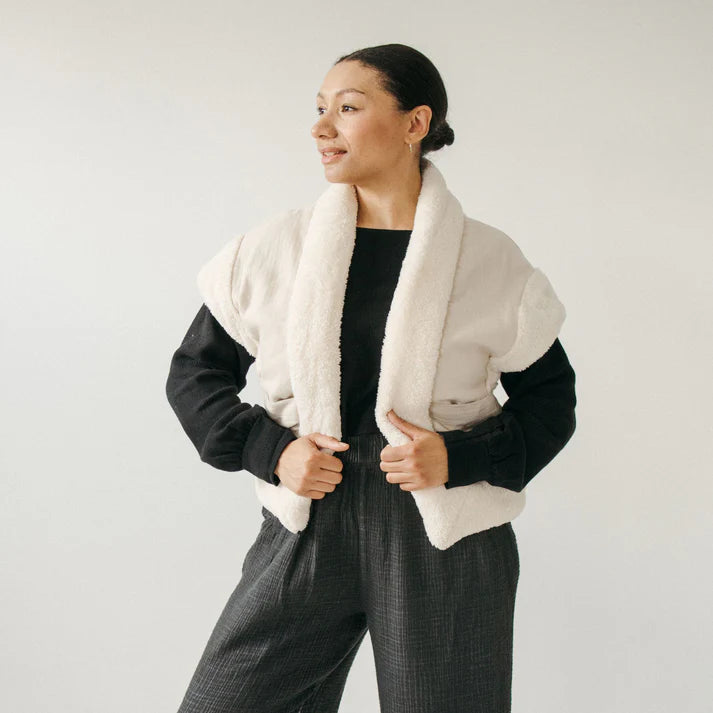 Herringbone Sherpa Vest