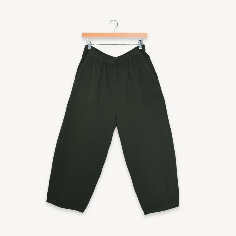 Loft Cotton Crop Barrel Pants