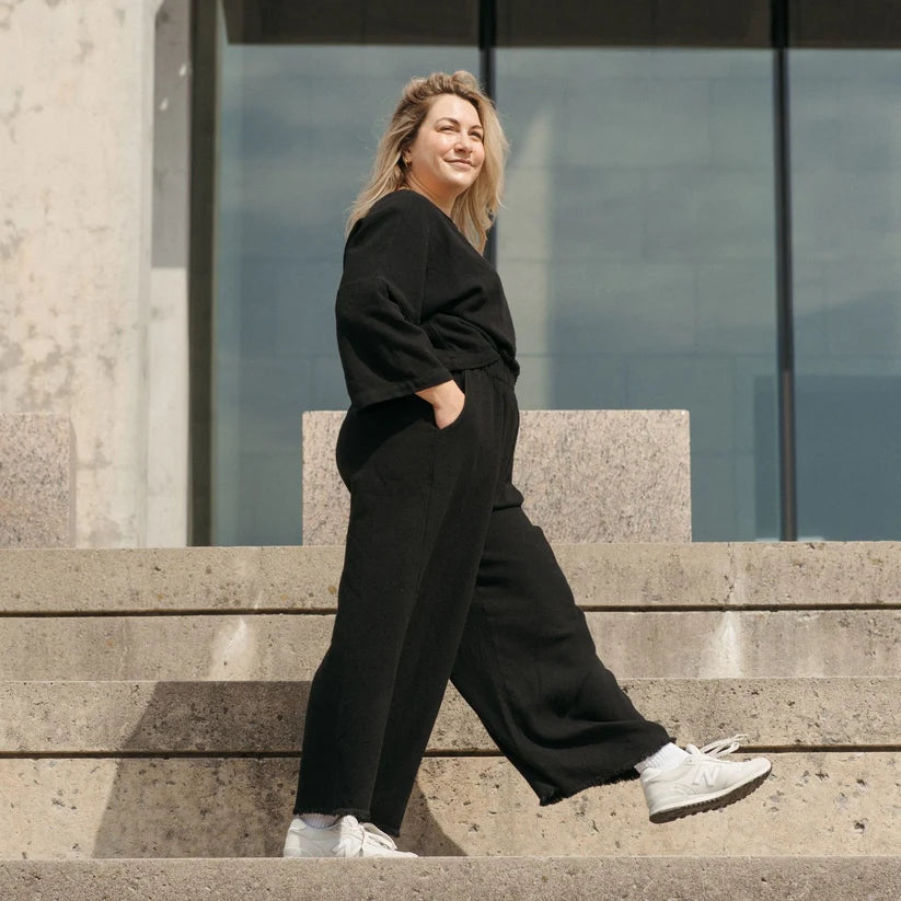 Loft Cotton Palazzo Pants