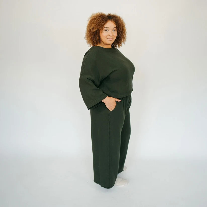 Loft Cotton Palazzo Pants