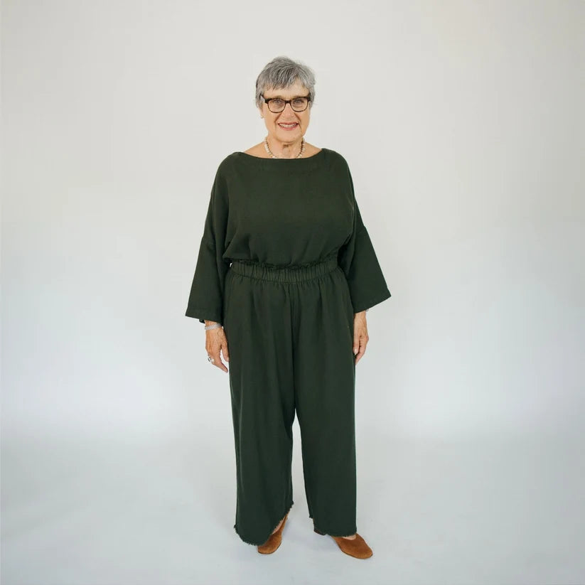 Loft Cotton Palazzo Pants