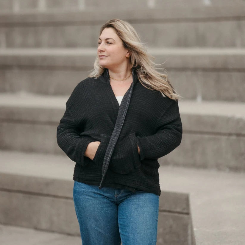 4-Layer Crinkle Jacket