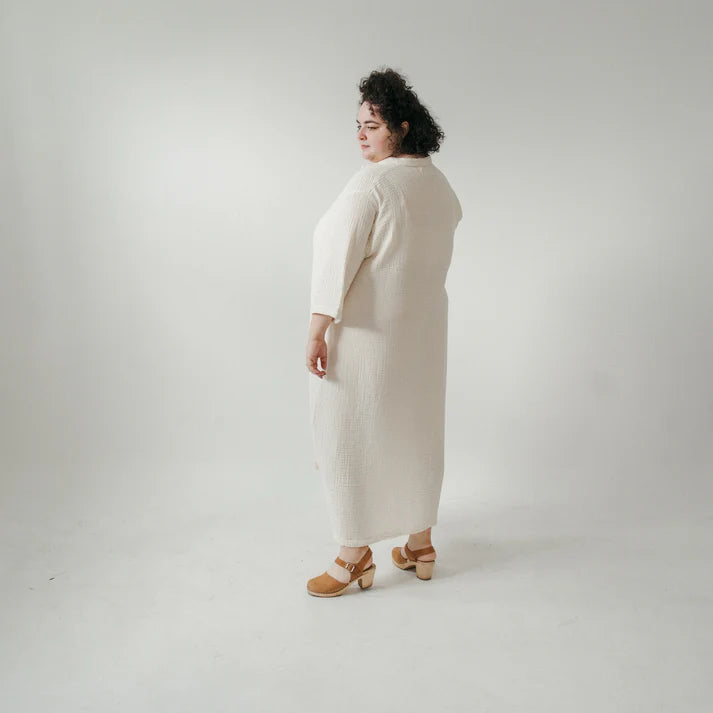 Crinkle Shirt Dress Plus
