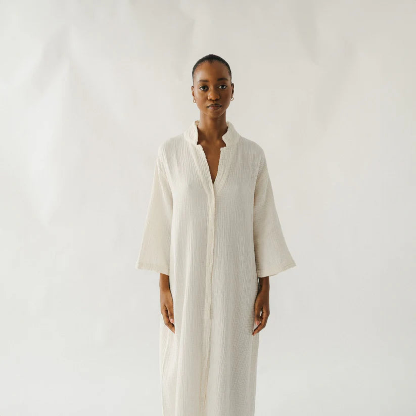 Crinkle Shirt Dress
