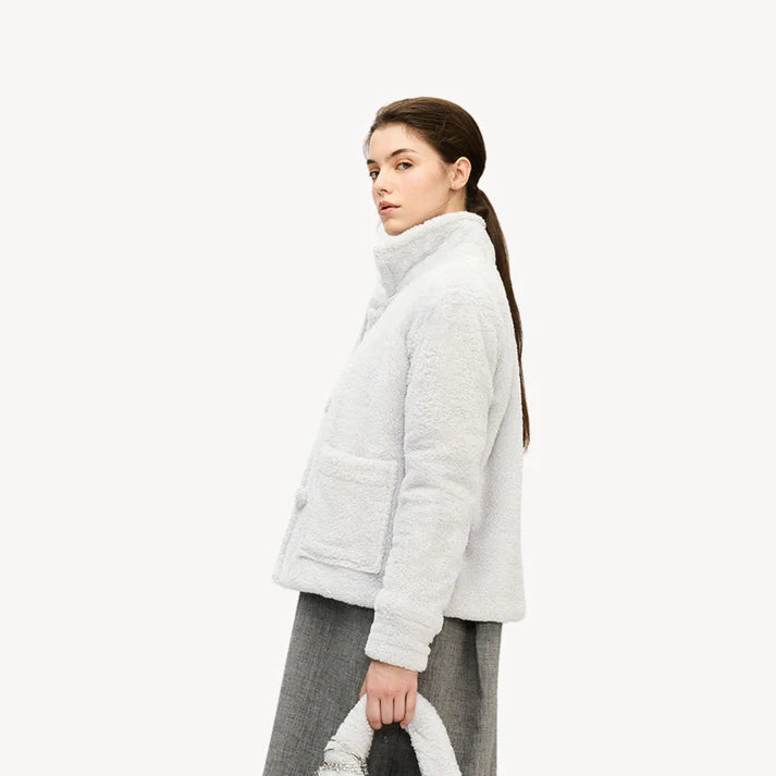 Recycled Sherpa Short Jacket