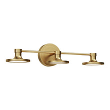 Load image into Gallery viewer, Issa 21-in Brushed Gold LED Vanity
