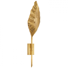 Load image into Gallery viewer, Dumaine Single Pierced Leaf Sconce
