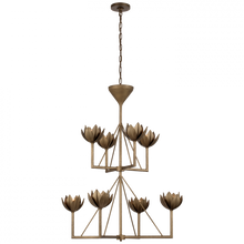 Load image into Gallery viewer, Alberto Medium Two Tier Chandelier
