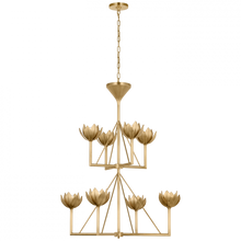Load image into Gallery viewer, Alberto Medium Two Tier Chandelier

