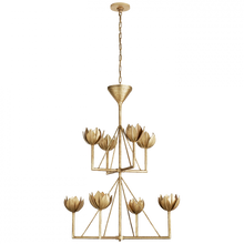 Load image into Gallery viewer, Alberto Medium Two Tier Chandelier
