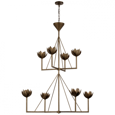 Alberto Large Two Tier Chandelier