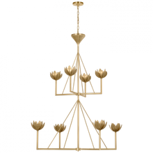 Load image into Gallery viewer, Alberto Large Two Tier Chandelier
