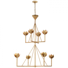 Load image into Gallery viewer, Alberto Large Two Tier Chandelier
