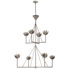 Load image into Gallery viewer, Alberto Large Two Tier Chandelier
