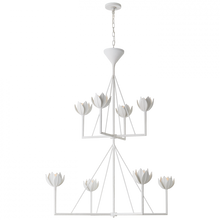 Load image into Gallery viewer, Alberto Large Two Tier Chandelier
