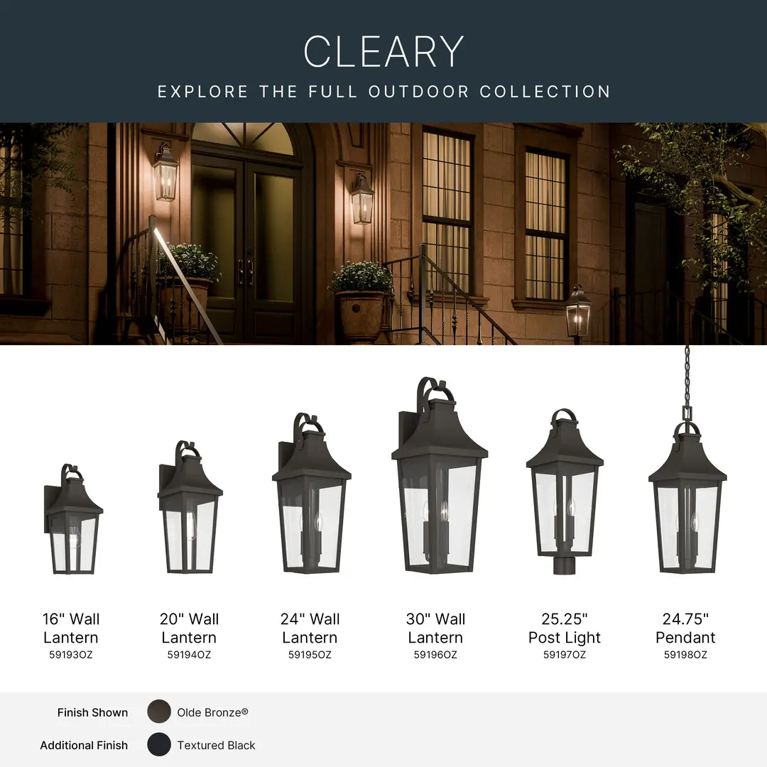 Cleary Outdoor Wall Light (2 Finishes)
