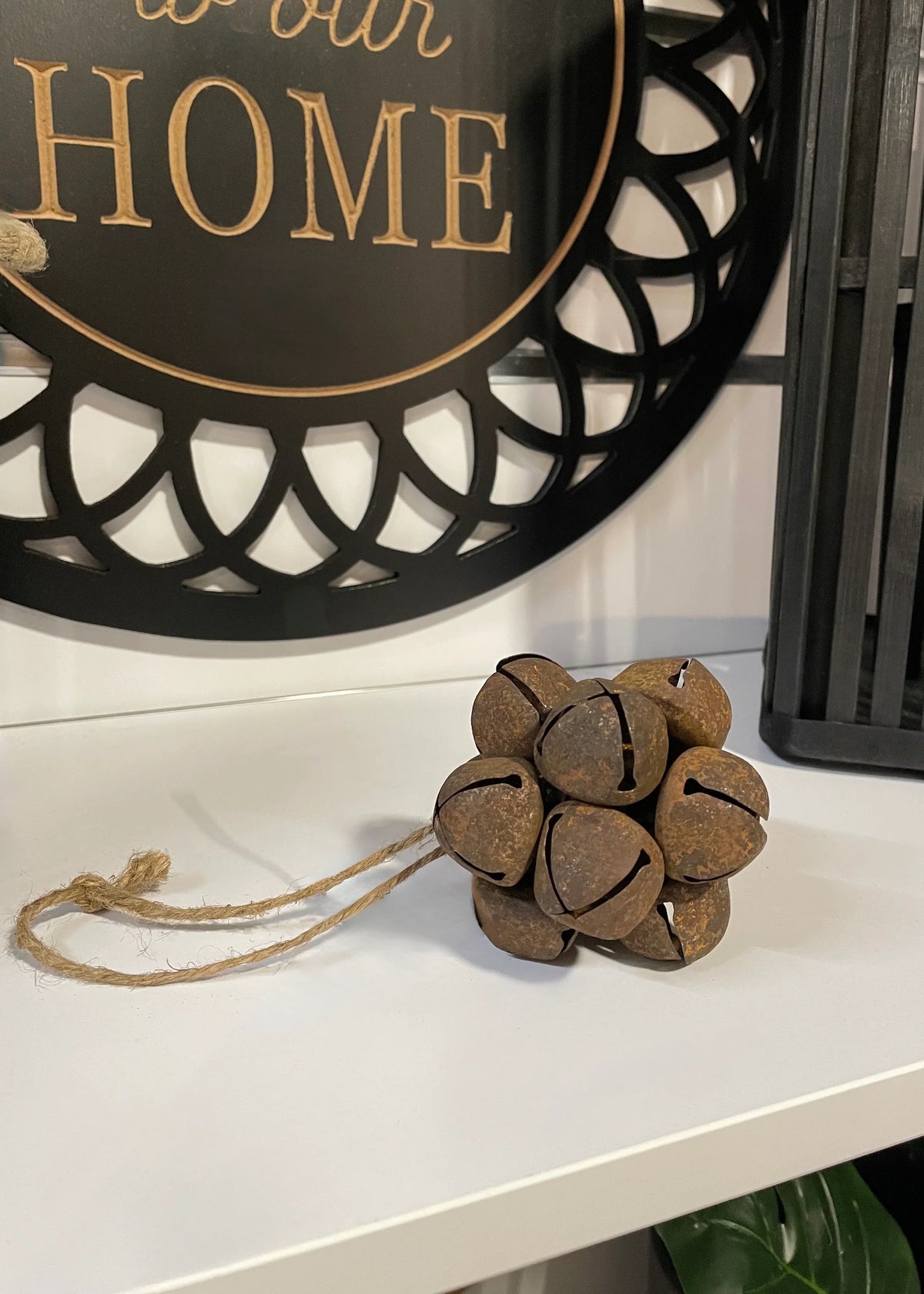 3.25" BROWN METAL BELL ORNAMENT
