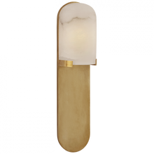 Load image into Gallery viewer, Melange Medium Elongated Pill Sconce
