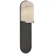 Load image into Gallery viewer, Melange Medium Elongated Pill Sconce
