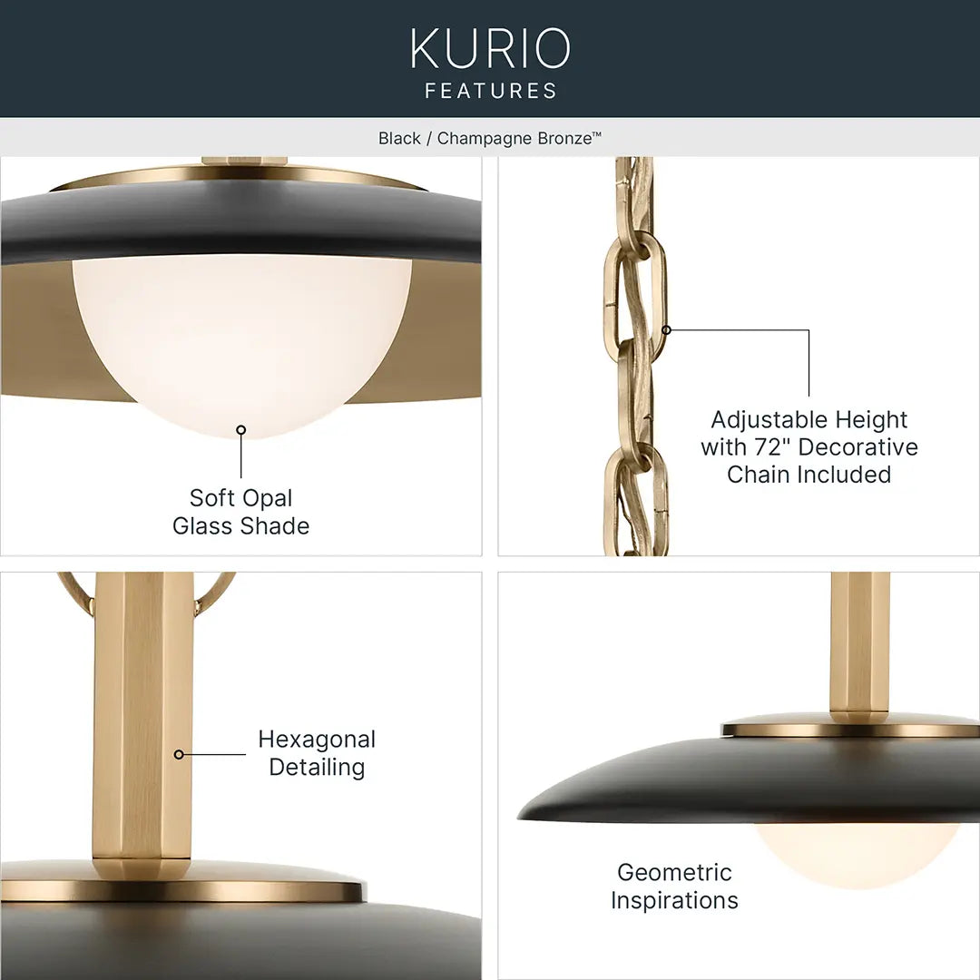 Kurio Pendant (4 Finishes)