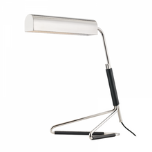 Load image into Gallery viewer, 1 LIGHT TABLE LAMP W/ BLACK SADDLE
