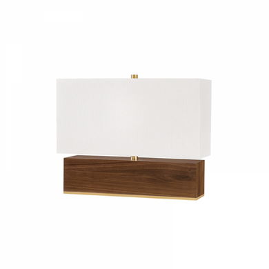 1 LIGHT TABLE LAMP W/ LIGHT WALNUT