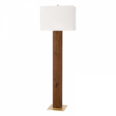 1 LIGHT FLOOR LAMP W/ LIGHT WALNUT