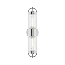 Load image into Gallery viewer, Lancaster 5-in Chrome 2 Lights Wall/Vanity
