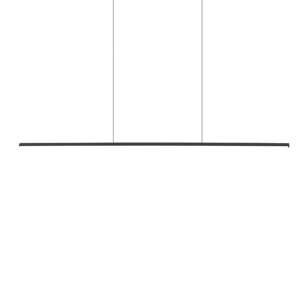 Chute 47-in Black LED Linear Pendant
