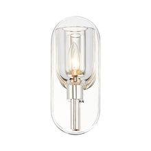 Load image into Gallery viewer, Lucian 9-in Clear Crystal/Polished Nickel 1 Light Wall/Vanity

