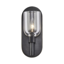 Load image into Gallery viewer, Lucian 9-in Clear Crystal/Urban Bronze 1 Light Wall/Vanity
