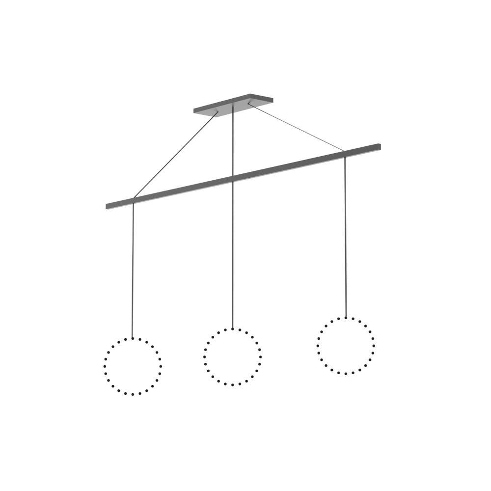 Marquee Graphite Linear Pendant Canopy System