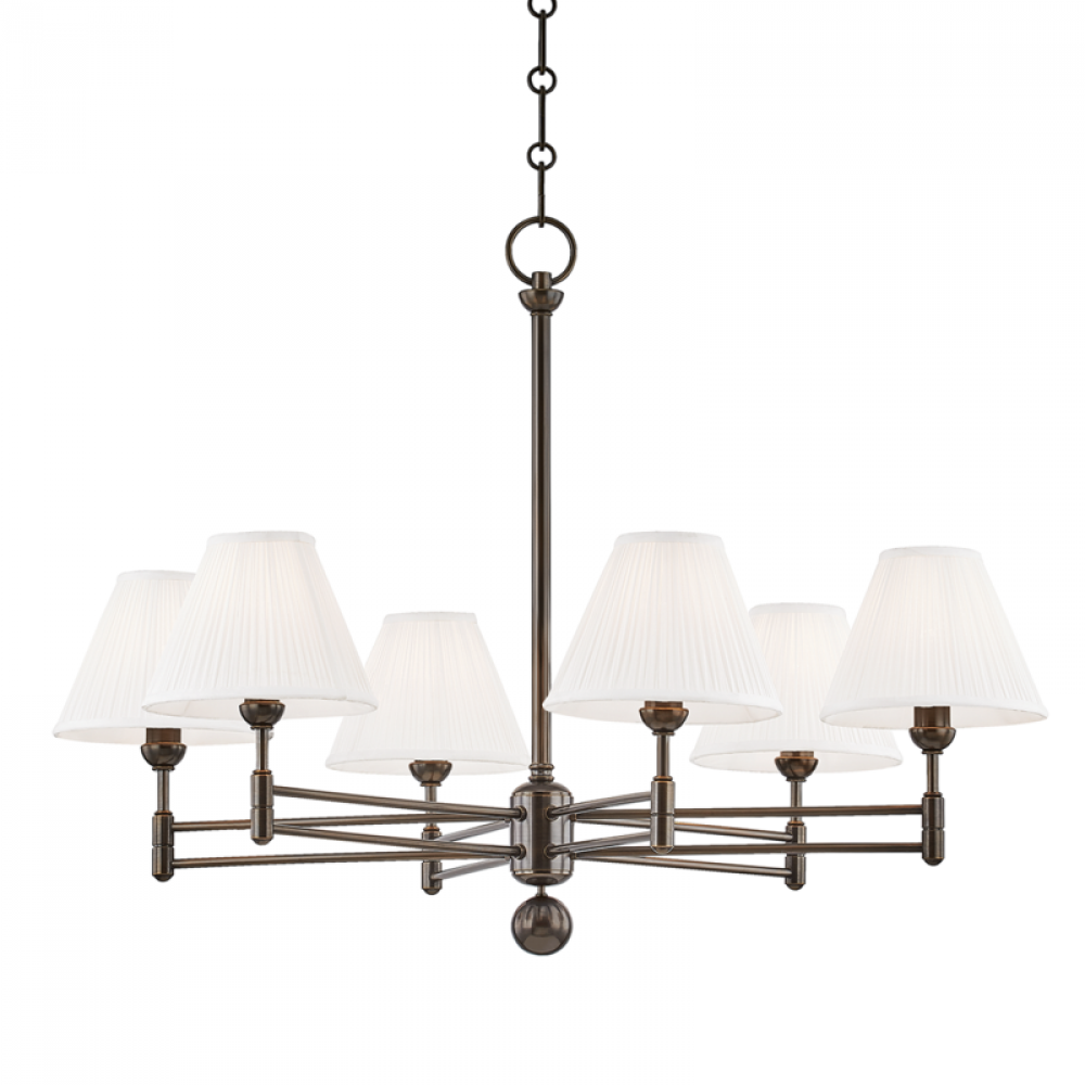 6 LIGHT CHANDELIER