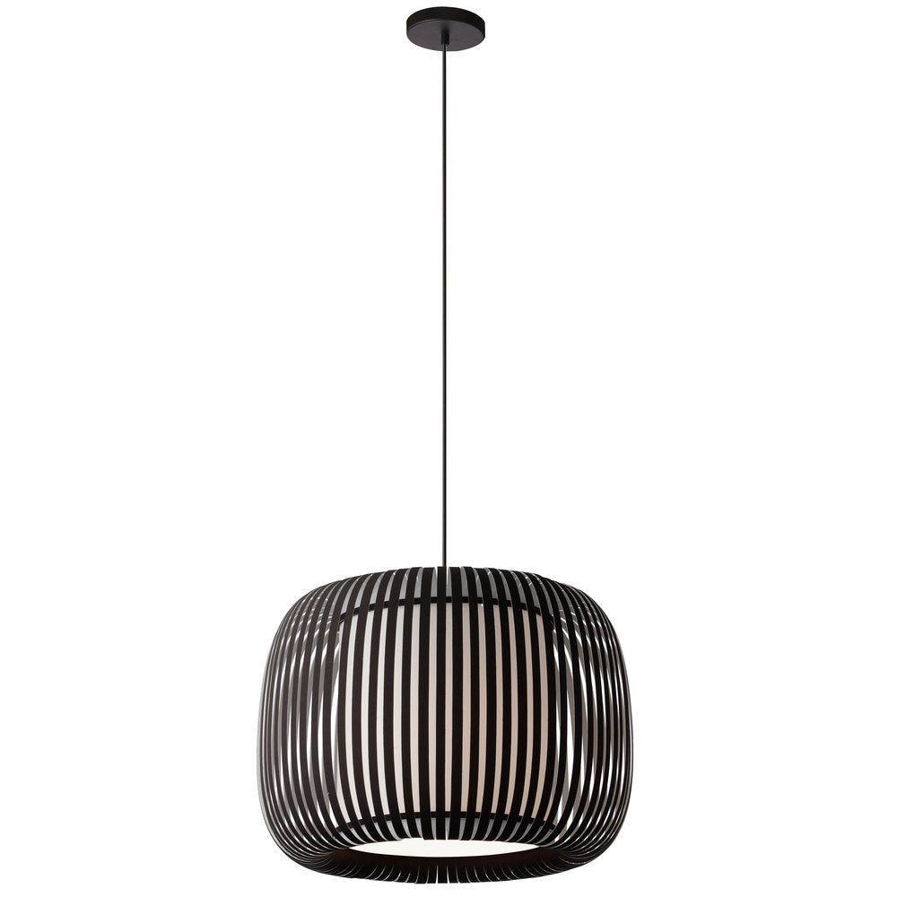 1LT Pendant Slit Shade JTone Black