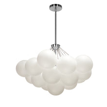Load image into Gallery viewer, 4LT Halogen Chandelier, PC w/ Frosted Glass
