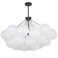 Load image into Gallery viewer, 8LT Chandelier, MB w/ FR Glass
