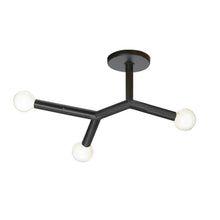 Load image into Gallery viewer, 3LT Incandescent Semi Flush, MB
