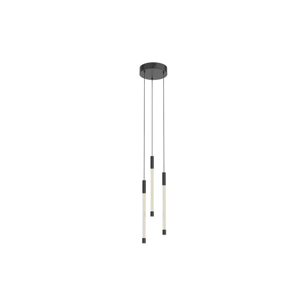 Motif 13-in Black LED Multi Pendant