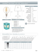 Load image into Gallery viewer, E12/G16- Clear &quot;Mini Globe&quot; LED - by DVI Lighting
