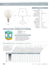 Load image into Gallery viewer, E12/G16- Opal &quot;Mini Globe&quot; LED - by DVI Lighting
