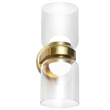 Load image into Gallery viewer, 20W Wall Sconce, AGB w/ CLR Glass
