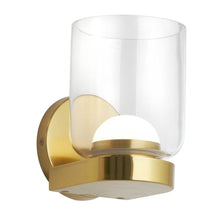 Load image into Gallery viewer, 10W Wall Sconce, AGB w/ CLR Glass
