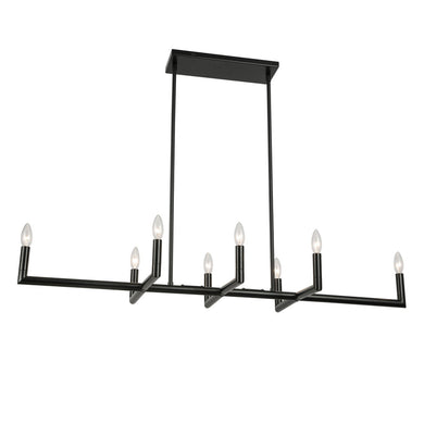 8LT Horiz Chandelier, MB